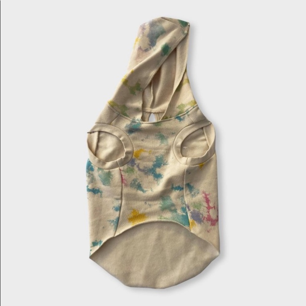 Grayson Pup Cloud Dye Tie Dog Hoodie Medium